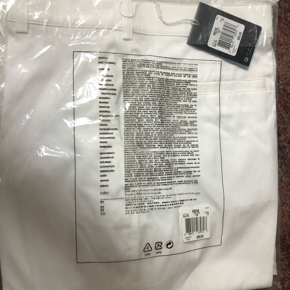 Brand new Nike golf shorts waist 35